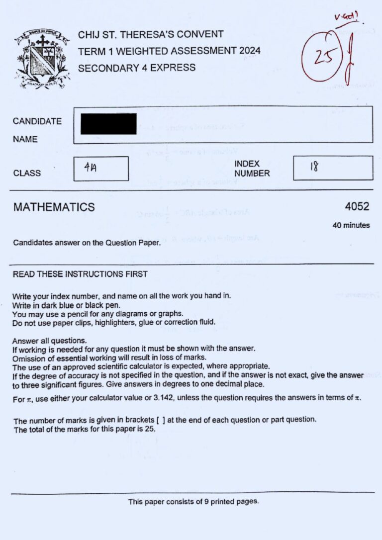 E Math Tuition Singapore | Best O Level G3 E Math Tutor | Paradigm