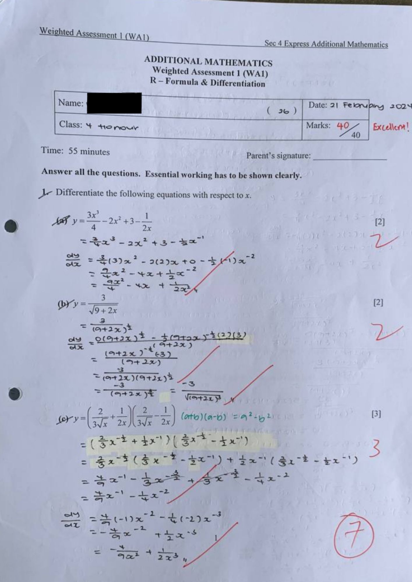 A Math Tuition Singapore | Best O Level G3 A Math Tutor | Paradigm